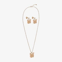 AEROPOSTALE Womens Butterfly 2-pc. Necklace Set