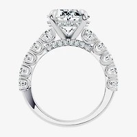 Signature By Modern Bride (F- / Vs2-Si1) Womens 1/ CT. T.W. Lab Grown White Diamond 14K Gold Oval Side Stone Engagement Ring