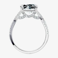 Signature By Modern Bride (G / Vs2-Si1) Womens 5 1/2 CT. T.W. Lab Grown White Diamond 10K Gold Side Stone Engagement Ring