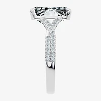 Signature By Modern Bride (G / Vs2-Si1) Womens 5 1/2 CT. T.W. Lab Grown White Diamond 10K Gold Side Stone Engagement Ring