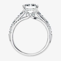 Signature By Modern Bride (G / Vs2-Si1) Womens 5 CT. T.W. Lab Grown White Diamond 10K Gold Side Stone Engagement Ring