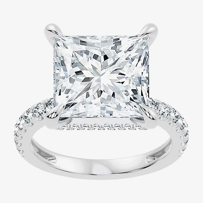 Signature By Modern Bride (G / Vs2-Si1) Womens 10 1/2 Ct. T.W. Lab Grown White Diamond 14K Gold Side Stone Engagement Ring