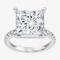 Signature By Modern Bride (G / Vs2-Si1) Womens 10 1/2 Ct. T.W. Lab Grown White Diamond 14K Gold Side Stone Engagement Ring