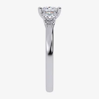 Love Lives Forever (G / Vs2-Si1) Womens 1 1/2 CT. T.W. Lab Grown White Diamond 10K Gold Side Stone 3-Stone Engagement Ring