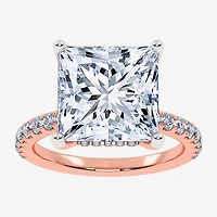 F-G / Vs2-Si1) Womens 1/2 Ct. T.W. Lab Grown White Diamond 14K Gold Side Stone Engagement Ring