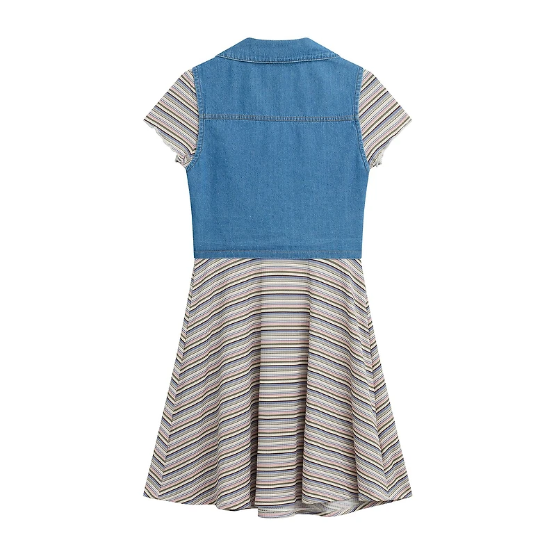 Byer California Girls Striped 2-pc. Dress Set