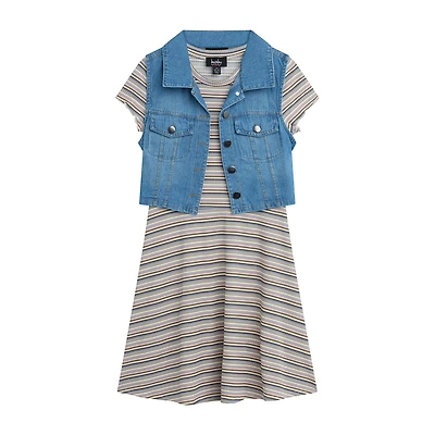 Byer California Girls Striped 2-pc. Dress Set