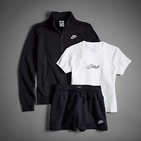 Nike Womens Mid Rise Drawstring Waist Active Pull-On Short