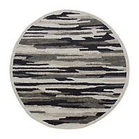LR Home Sindy Medallion Hand Tufted Indoor Round Area Rug