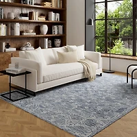 LR Home Gelle Floral Hand Tufted Indoor Rectangular Area Rug