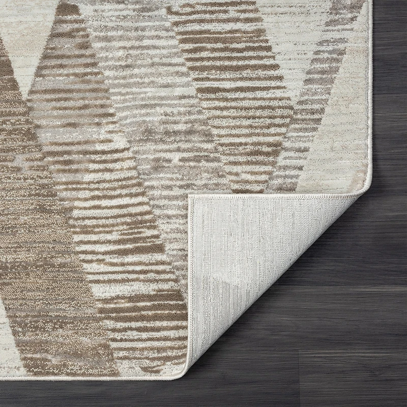 LR Home Willow Geometric Indoor Rectangular Accent Rug