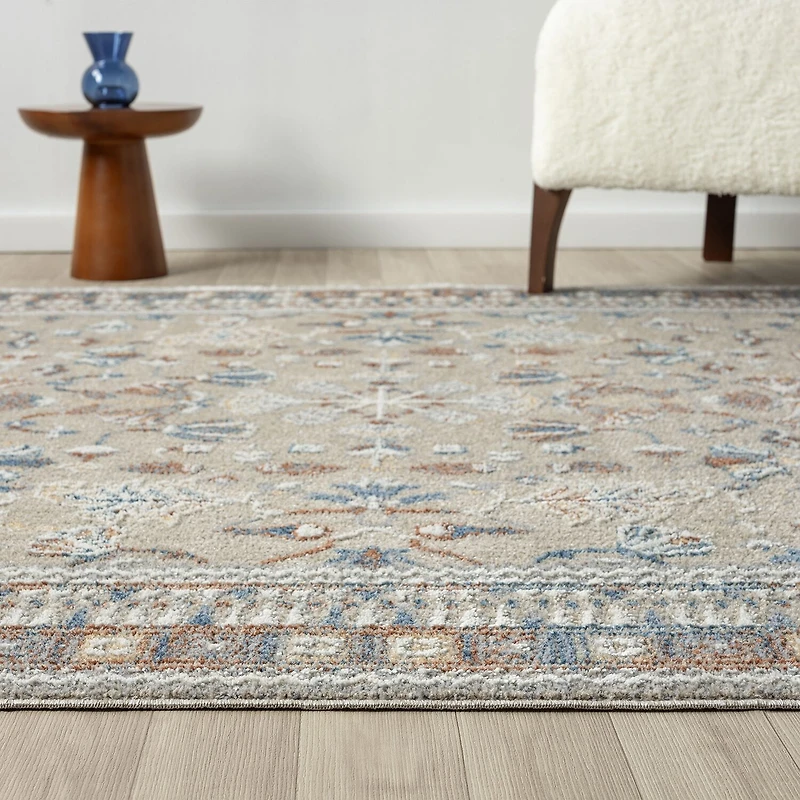 LR HOME Riley Washable Rectangle Area Rugs