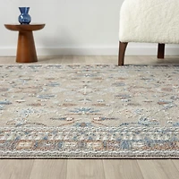 LR HOME Riley Washable Rectangle Area Rugs