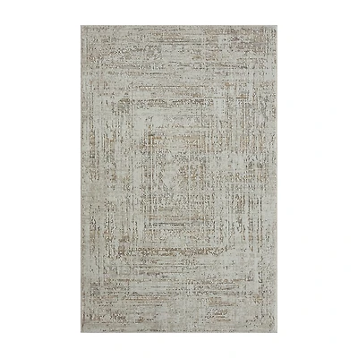 LR Home Willow Abstract Indoor Rectangular Accent Rug