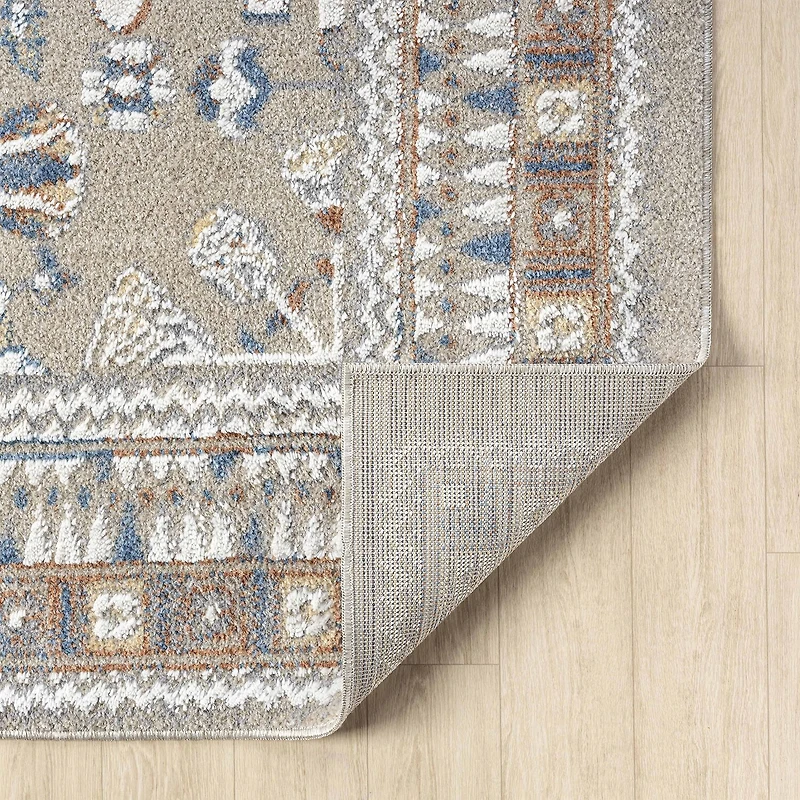 LR HOME Riley Washable Rectangle Area Rugs