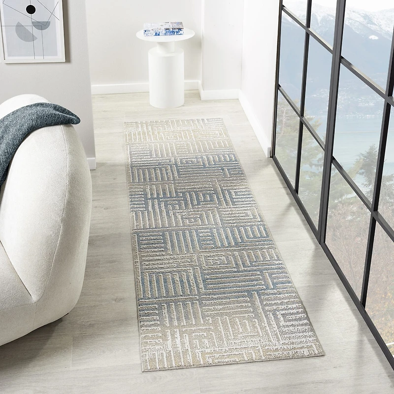 LR HOME Riley Washable Rectangle Runners
