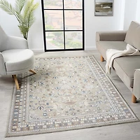 LR HOME Riley Washable Rectangle Area Rugs