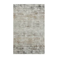 LR Home Willow Striped Indoor Rectangular Accent Rug