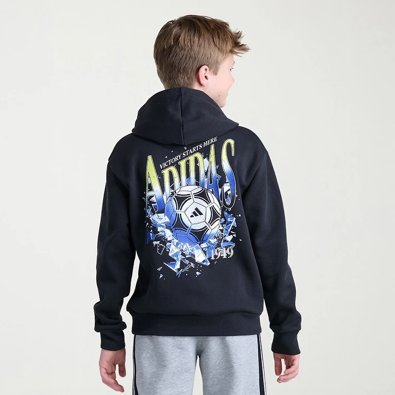 adidas Big Kid Boys Long Sleeve Active Hoodie