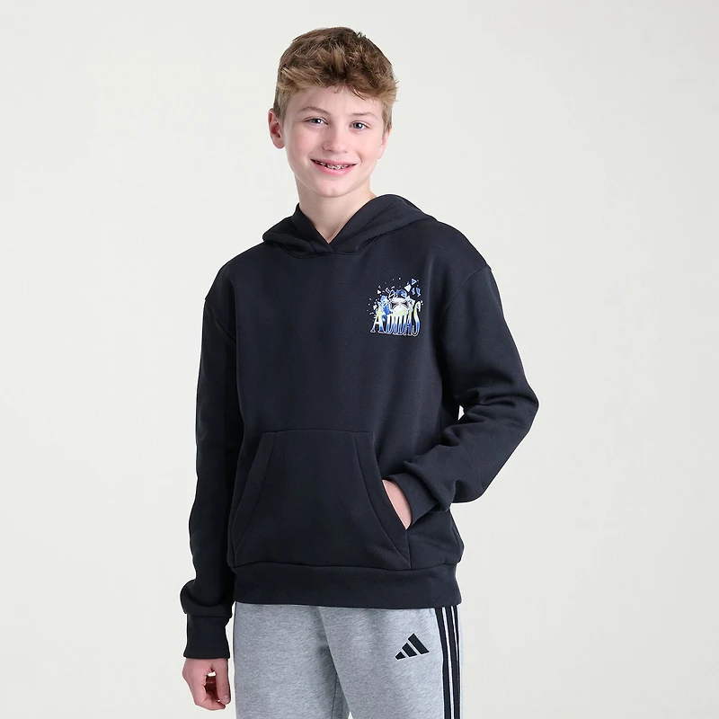 adidas Big Kid Boys Long Sleeve Active Hoodie