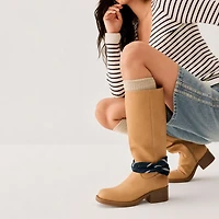Frye and Co. Womens Miranda 14 Stacked Heel Riding Boots