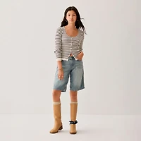 Frye and Co. Womens Miranda 14 Stacked Heel Riding Boots