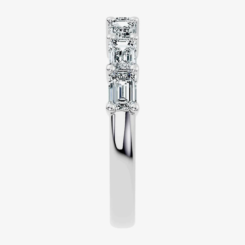 Signature By Modern Bride (F-G / Vs2-Si1) Womens 1 CT. T.W. Lab Grown White Diamond 10K Gold Wedding Band