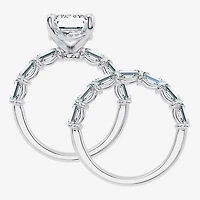 Signature By Modern Bride (F-G / Vs2-Si1) Womens 8 1/4 Ct. T.W. Lab Grown White Diamond 14K Gold Side Stone Bridal Set