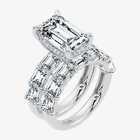 Signature By Modern Bride (F-G / Vs2-Si1) Womens 8 1/4 Ct. T.W. Lab Grown White Diamond 14K Gold Side Stone Bridal Set