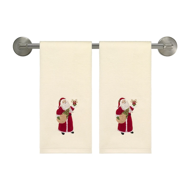 Avanti Santa Gifts 2 Pack Hand Towel