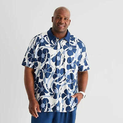 Xersion Big and Tall Mens Short Sleeve Polo Shirt