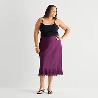 Worthington Womens Plus U Neck Sleeveless Camisole