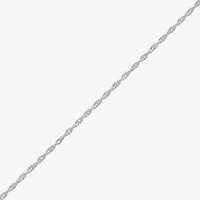 Womens Sterling Silver 16 Inch Singapore Chain Necklace