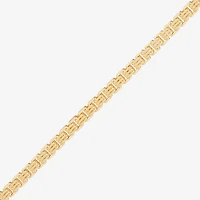 Womens 18K Gold Over Silver Inch Box Chain Necklace