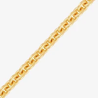 Womens 18K Gold Over Silver Inch Rolo Chain Necklace