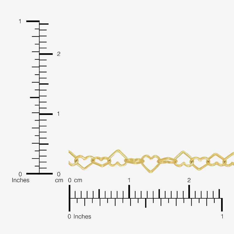 Womens 18K Gold Over Silver 16 Inch Link Chain Necklace