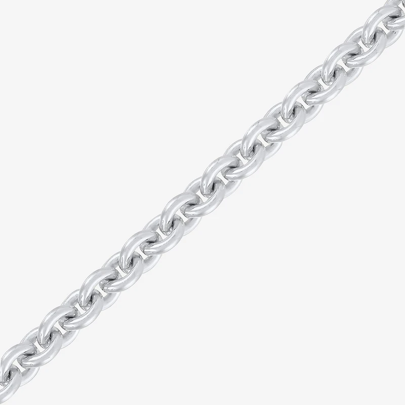 Womens Sterling Silver 24 Inch Rolo Chain Necklace