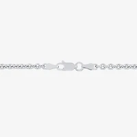 Womens Sterling Silver 24 Inch Rolo Chain Necklace