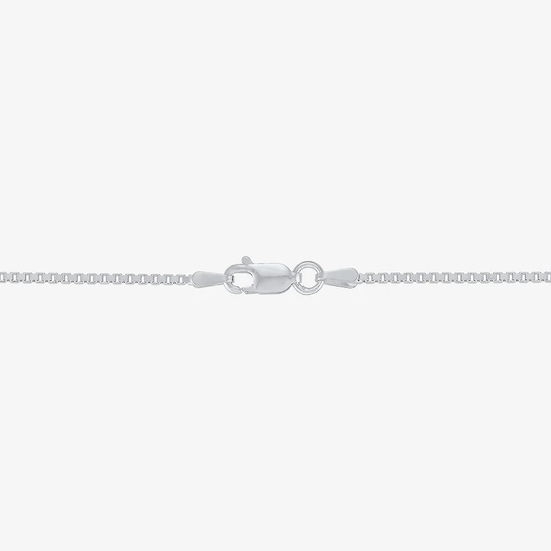 Womens Sterling Silver 16 Inch Box Chain Necklace