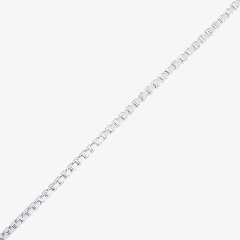 Womens Sterling Silver 16 Inch Box Chain Necklace