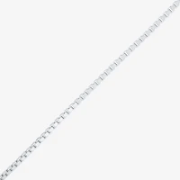 Womens Sterling Silver 16 Inch Box Chain Necklace