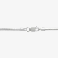 Womens Sterling Silver Inch Snake Chain Necklace