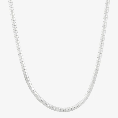 Womens Sterling Silver 24 Inch Snake Chain Necklace