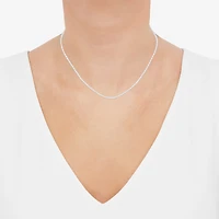 Womens Sterling Silver 16 Inch Rope Chain Necklace