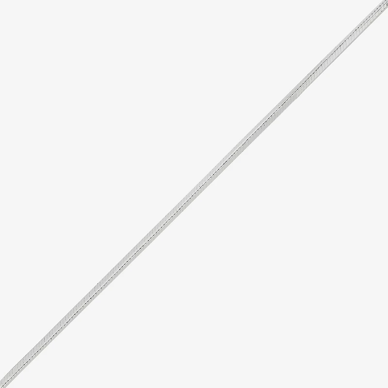 Womens Sterling Silver Inch Snake Chain Necklace