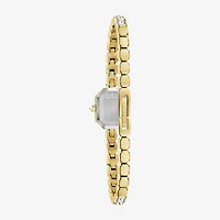 Bulova Box Set Bul Crystal Womens Gold Tone Stainless Steel 2-pc. Watch Boxed Set 98x143