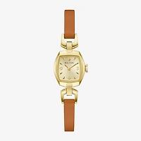 Bulova Goddess Of Time Womens Brown Leather Strap Watch 97l202