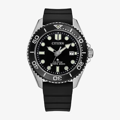 Citizen Dive 3 Mens Gray Strap Watch Bn0266-07e