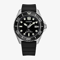 Citizen Dive 3 Mens Gray Strap Watch Bn0266-07e