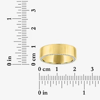 Bridal Addiction (E-F / Vs1-Vs2) Womens 6MM 1/2 CT. T.W. Lab Grown White Diamond 14K Gold Wedding Band